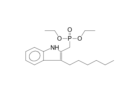 O,O-DIETHYL(3-HEXYLINDOL-2-YLMETHYL)PHOSPHONATE
