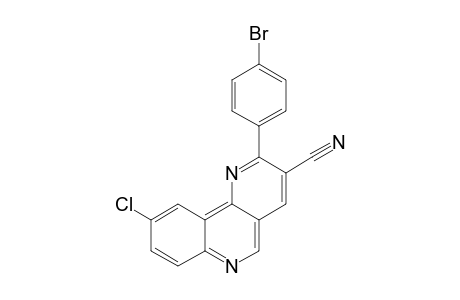 9-Chloro-2-(4-bromophenyl)benzo[h][1,6]naphthyridine-3-carbonitrile