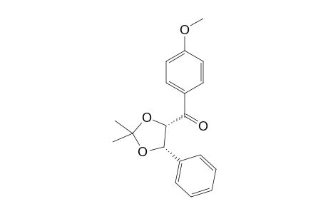 (cis)-4-(p-Methoxybenzoyl)-2,2-dimethyl-5-phenyl-1,3-dioxolane