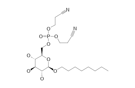 BIS-(2-CYANOETHYL)-(NORMAL-OCTYL-BETA-D-GLUCOPYRANOS-5-YL)-PHOSPHATE