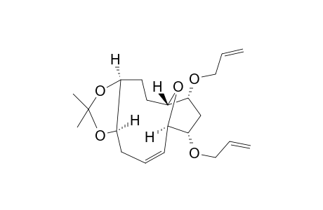 (1S*,4S*,8R*,10Z,12R*13S*,15R*)13,15-Bis(Allyloxy)-6,6-dimethyl-5,7,16-trioxatricyclo[10.3.1.0(4,8)]hexdec-10-ene