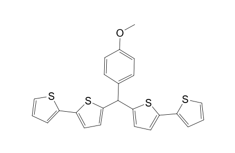 2-[(4-methoxyphenyl)-(5-thiophen-2-yl-2-thiophenyl)methyl]-5-thiophen-2-ylthiophene