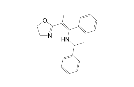 (Z)-2-(4,5-dihydro-1,3-oxazol-2-yl)-1-phenyl-N-(1-phenylethyl)prop-1-en-1-amine