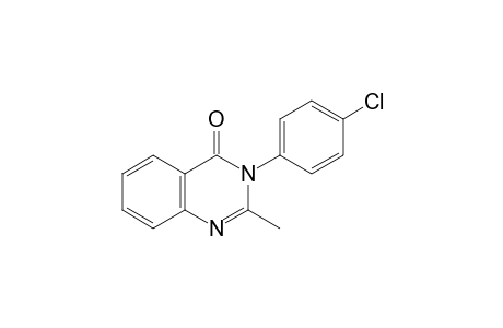 3-(p-chlorophenyl)-2-methyl-4(3H)-quinazolinone