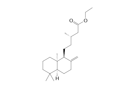 (S)-Ethyl 3-methyl-5-((1S,4as,8as)-5,5,8A-trimethyl-2-methylenedecahydronaphthalen-1-yl)pentanoate