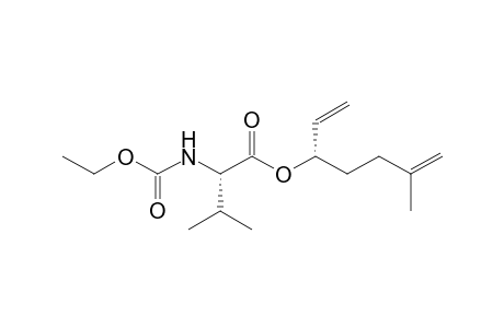 (1'S,2S)-2-[(Ethoxycarbonyl)amino]-3-methylbutanoic acid 1-vinylpent-4-enyl ester