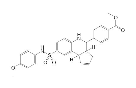 benzoic acid, 4-[(3aR,4S,9bS)-3a,4,5,9b-tetrahydro-8-[[(4-methoxyphenyl)amino]sulfonyl]-3H-cyclopenta[c]quinolin-4-yl]-, methyl ester