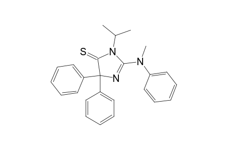 4,4-DIPHENYL-2-(METHYLPHENYLAMINO)-1-ISOPROPYL-2-IMIDAZOLINE-5-THIONE