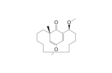 (1S,11S)-11,14-dimethoxy-1-methylbicyclo[10.3.1]hexadeca-12,14-dien-16-one