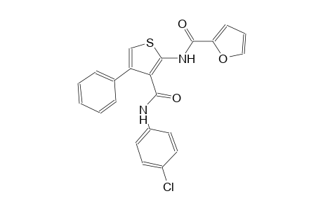 N-{3-[(4-chloroanilino)carbonyl]-4-phenyl-2-thienyl}-2-furamide