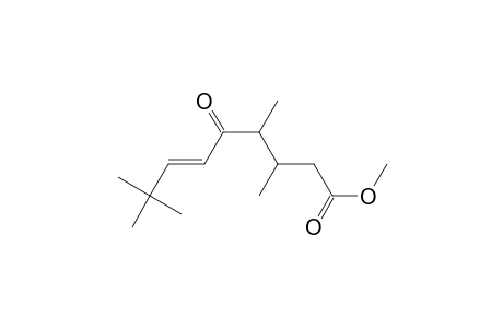 Methyl (3RS,4RS,6E)-3,4,8,8-Tetramethyl-5-oxo-6-nonenoate