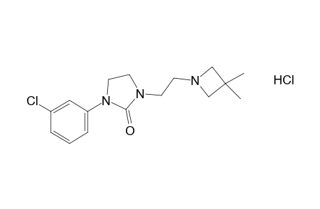 3-(m-chlorophenyl)-1-[2-(3,3-dimethyl-1-azetidinyl)ethyl]-2-imidazolidinone, monohydrochloride