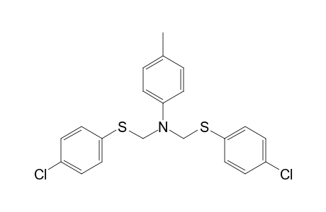 N,N-bis(p-chlorophenylthiomethyl)-p-toluidine