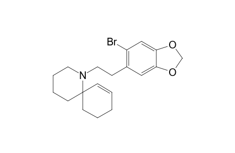 1-[2'-( 6''-Bromobenzo[1,3]dioxol-5"-yl)ethyl]-1-azaspiro[5.5]undec-7-ene