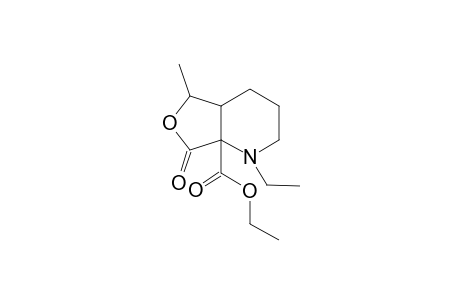 Ethyl (4aRS,5RS,7aRS)-1-ethyl-1,2,3,4,4a,5,67,7a-octahydro-5-methyl-7-oxofuro[3,4-b]pyridine-7a-carboxylate