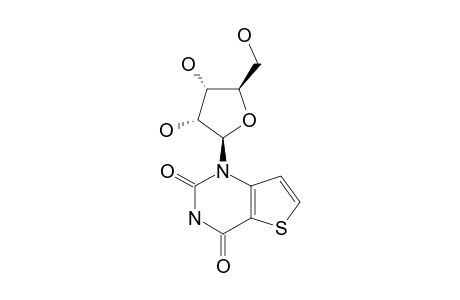 1-(BETA-D-RIBOFURANOSYL)-THIENO-[3.2-D]-PYRIMIDINE-2,4-DIONE