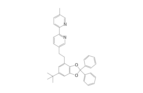 5-(2-{5-tButyl-2,3-[(diphenylmethylene)dioxy]phenyl}ethyl)-5'-methyl-2,2'-bipyridine