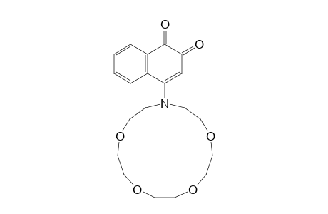 4-(1,4,7,10-Tetraoxa-13-azacyclopentadec-13yl)-1,2-naphthoquinone