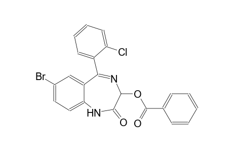 2H-1,4-benzodiazepin-2-one, 3-(benzoyloxy)-7-bromo-5-(2-chlorophenyl)-1,3-dihydro-