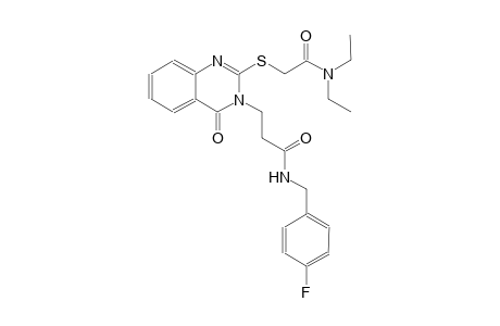 3-quinazolinepropanamide, 2-[[2-(diethylamino)-2-oxoethyl]thio]-N-[(4-fluorophenyl)methyl]-3,4-dihydro-4-oxo-