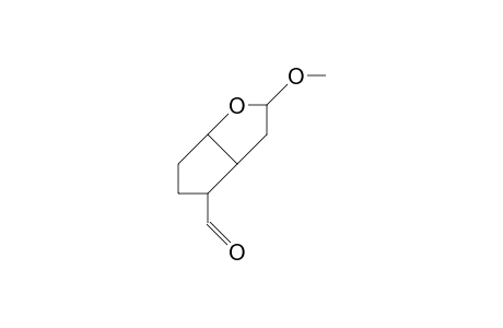 3-exo-Methoxy-2-oxa-bicyclo(3.3.0)octane-6-endo-carboxaldehyde