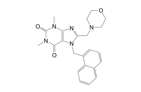1,3-dimethyl-8-(4-morpholinylmethyl)-7-(1-naphthylmethyl)-3,7-dihydro-1H-purine-2,6-dione