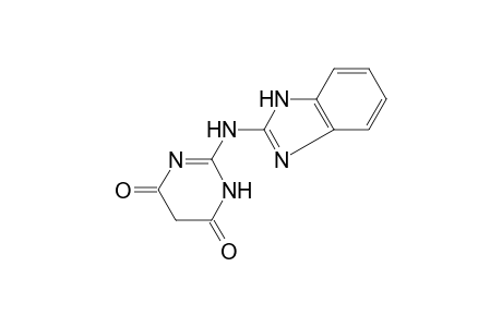 Pyrimidine-4,6(3H,5H)-dione, 2-(2-benzimidazolylamino)-