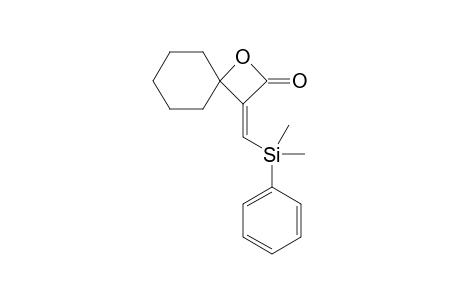 (Z)-3-[(Dimethylphenylsilyl)-methylene]-1-oxa-spiro[3.5]nonan-2-one