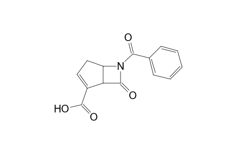 6-Benzoyl-7-oxo-6-azabicyclo[3.2.0]hept-2-en-2-carboxylic acid
