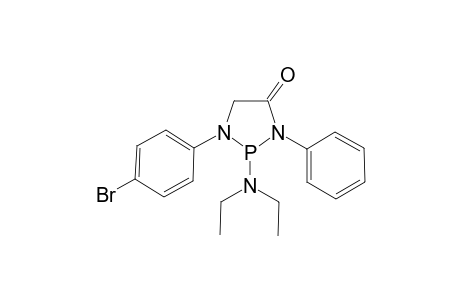 1-(4-bromophenyl)-2-(diethylamino)-3-phenyl-1,3,2-diazaphospholidin-4-one