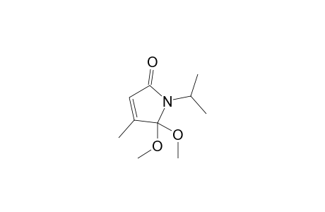 N-i-Propyl-4-methyl-5,5-dimethoxy-3-pyrrolin-2-one