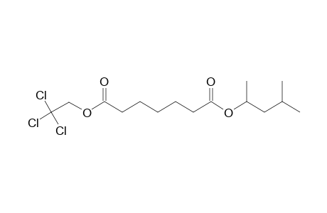Pimelic acid, 2,2,2-trichloroethyl 4-methylpent-2-yl ester