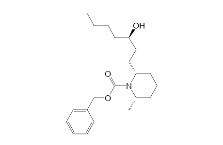 rel-[2S,6S,2(3R)]-N-[(benzyloxy)carbonyl]-2-(3-hydroxyheptyl)-6-methylpiperidine