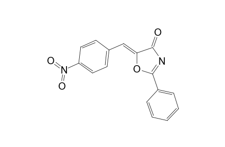 (5Z)-5-(4-nitrobenzylidene)-2-phenyl-2-oxazolin-4-one