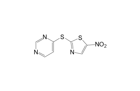 4-[(5-Nitro-2-thiazolyl)thio]pyrimidine