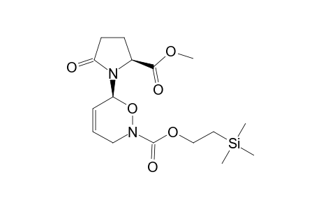 2-(Trimethylsilyl)ethyl-(6S)-6-[(5'S)-5'-(Methoxycarbonyl)-2'-oxopyrrolidin-1'-yl]-3,6-dihydro-2H-1,2-oxazine-2-carboxylate