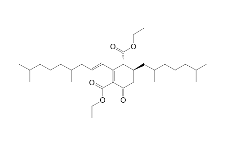 DIETHYL-4-(2,6-DIMETHYLHEPTYL)-2-(4,8-DIMETHYLNON-1-ENYL)-6-OXOCYCLOHEX-1-ENE-1,3-DICARBOXYLATE
