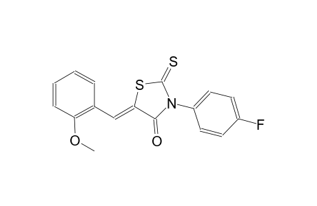 (5Z)-3-(4-fluorophenyl)-5-(2-methoxybenzylidene)-2-thioxo-1,3-thiazolidin-4-one