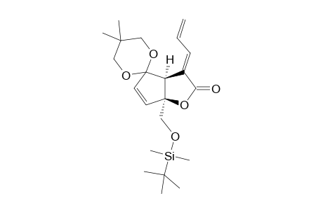 (3'E,3'aS,6'aS)-3'-allylidene-6'a-[[tert-butyl(dimethyl)silyl]oxymethyl]-5,5-dimethyl-spiro[1,3-dioxane-2,4'-3aH-cyclopenta[b]furan]-2'-one