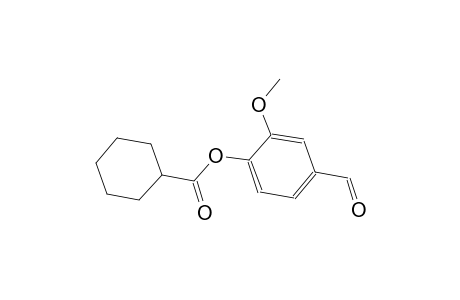 4-formyl-2-methoxyphenyl cyclohexanecarboxylate