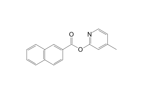 2-NAPHTHALENECARBOXYLIC-ACID-4-METHYL-2-PYRIDINYL-ESTER