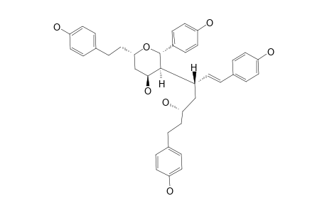BLEPHAROCALYXIN-C;7-(1,7-BIS-(4-HYDROXYPHENYL)-5-HYDROXY-1-HEPTENYL)-5-HYDROXY-4''-DE-O-METHYLCENTROLOBIN