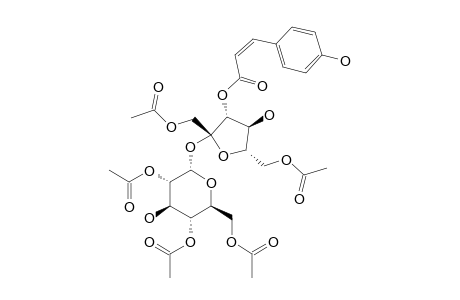 1,6,2',4',6'-O-PENTAACETYL-3-O-CIS-PARA-COUMAROYLSUCROSE