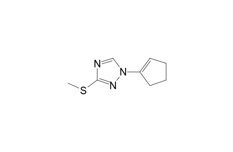 1H-1,2,4-Triazole, 1-(1-cyclopenten-1-yl)-3-(methylthio)-