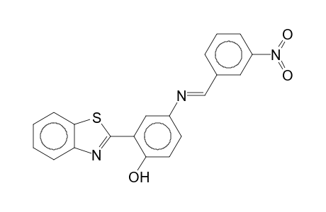 2-(2-Benzothiazolyl)-4-(3-nitrobenzylideneamino)phenol