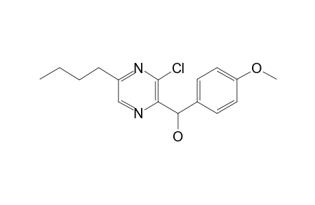 (5-butyl-3-chloropyrazin-2-yl)-(4-methoxyphenyl)methanol
