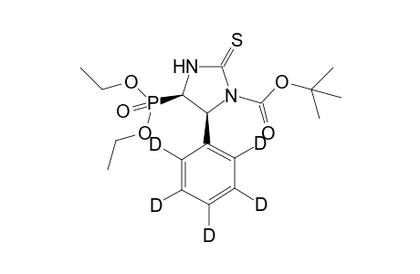 cis-tert-butyl-4-diethoxyphosphoryl-5-(2,3,4,5,6-pentadeuteriophenyl)-2-thioxo-imidazolidine-1-carboxylate