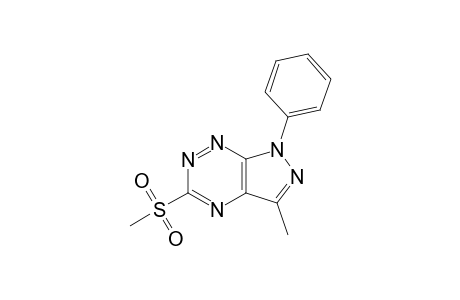 3-Methyl-5-methylsulfonyl-1-phenyl-pyrazolo[4,3-e][1,2,4]triazine