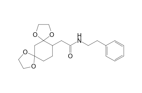 N-Phenethyl-2-(1,4,8,11-tetraoxadispiro[4.1.4.3]tetradec-12-yl)acetamide