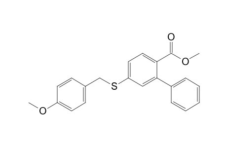 4-(p-anisylthio)-2-phenyl-benzoic acid methyl ester
